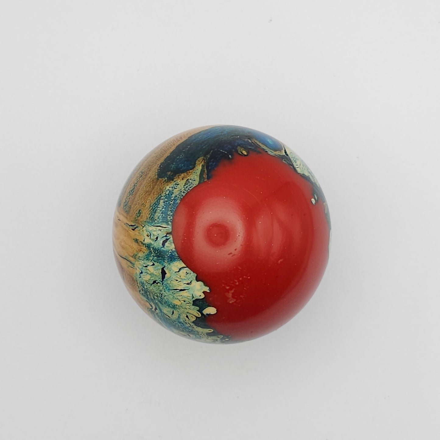 Resin and Burl Gear Knob - Shouldered {RM9}