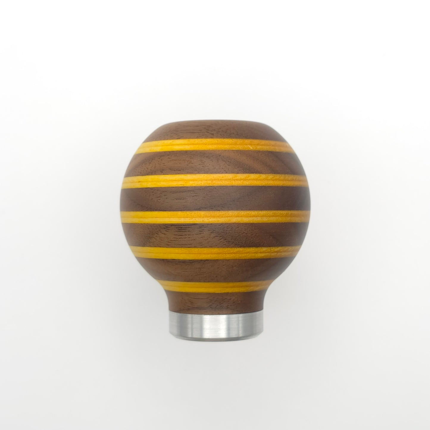 Six Three Walnut and Yellow Gear Knob {RM50}