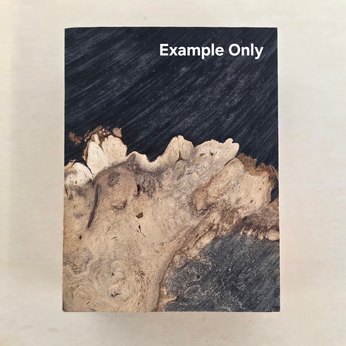 Oak Resin Burl Block - 098