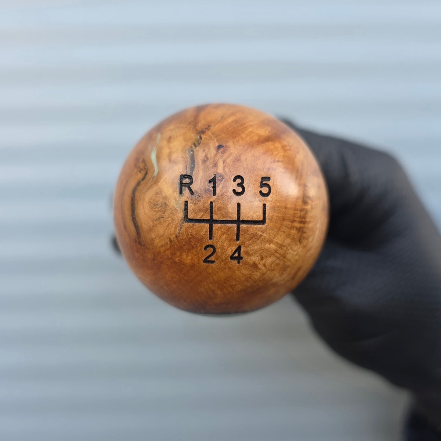 Resin and Burl Gear Knob - Lift Reverse {RM62}