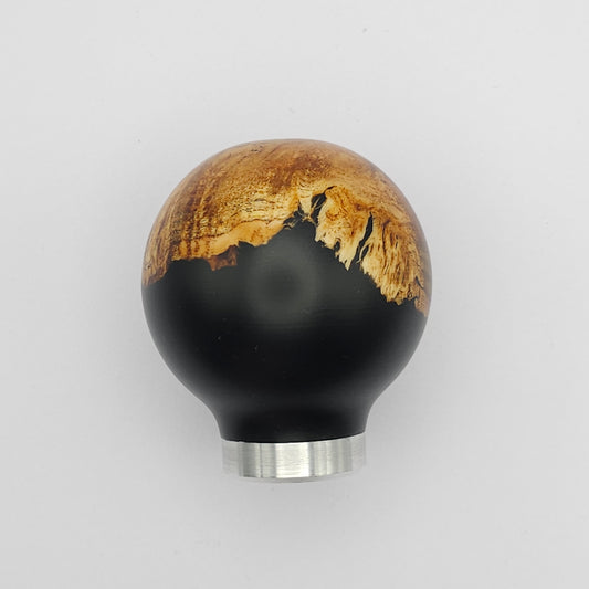Resin and Burl Gear Knob - Shouldered {RM10}