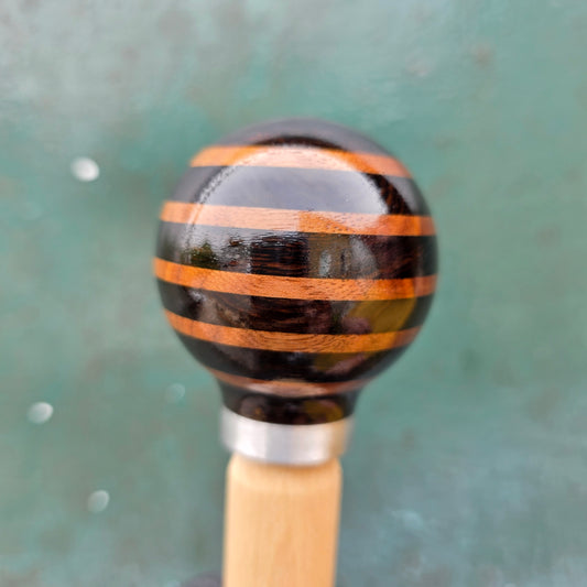 Six Three - African Blackwood and Walnut Gear Knob - Shouldered {RMC33}