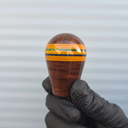 Walnut and Coloured Veneer CAE Short Shifter {RM64)