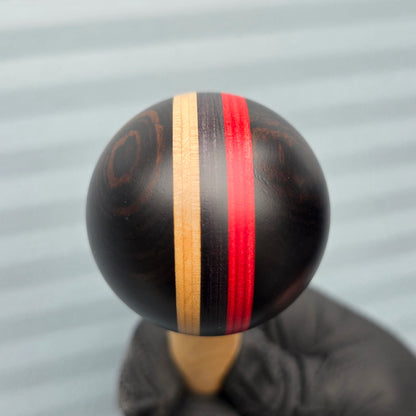 Hardwood and Veneer - African Blackwood + Black, Natural, Red - Full Ball {RM70}