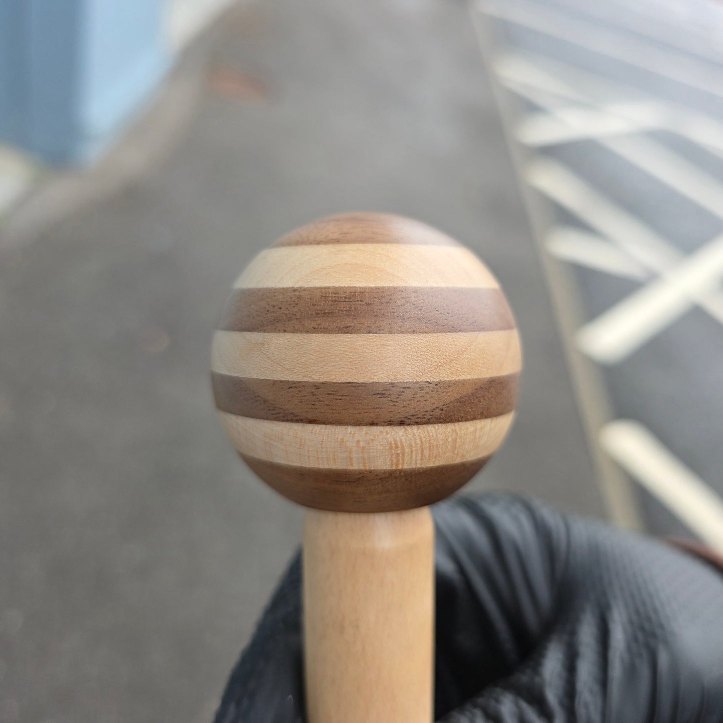 Six Six - Walnut and Maple Gear Knob -  Full Ball {RMC40}