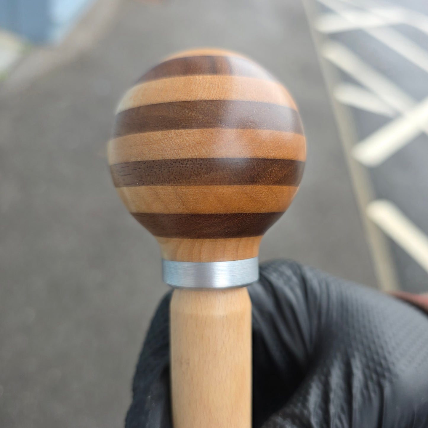 Six Six - Maple and Walnut Gear Knob - Shouldered {RM68}
