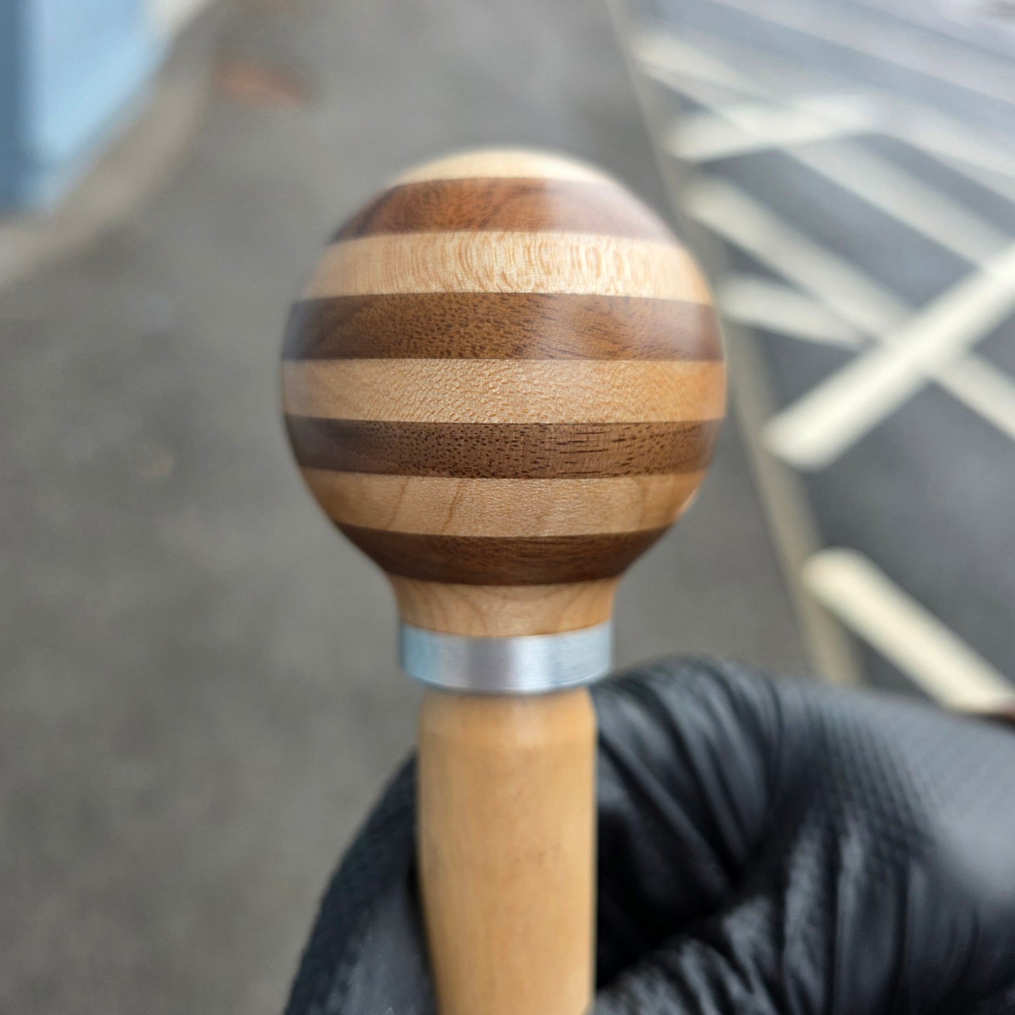 Six Six - Maple and Walnut Gear Knob - Shouldered {RM68}