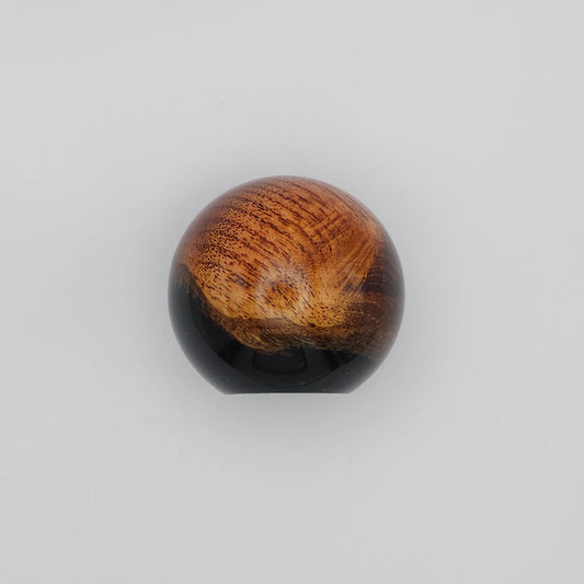 Resin and Burl Gear Knob - Full Ball {RM19}