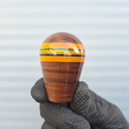 Walnut and Coloured Veneer CAE Short Shifter {RM64)