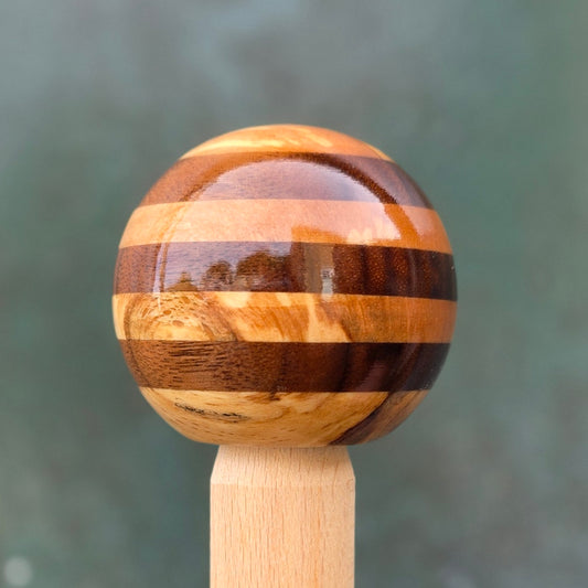 Six Six - Coloured Beech and Walnut Gear Knob