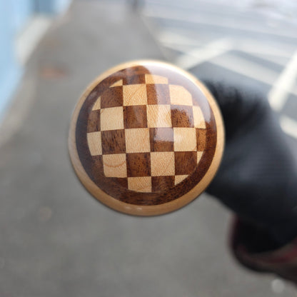 Chequered Walnut and Maple Gear Knob {RM67}