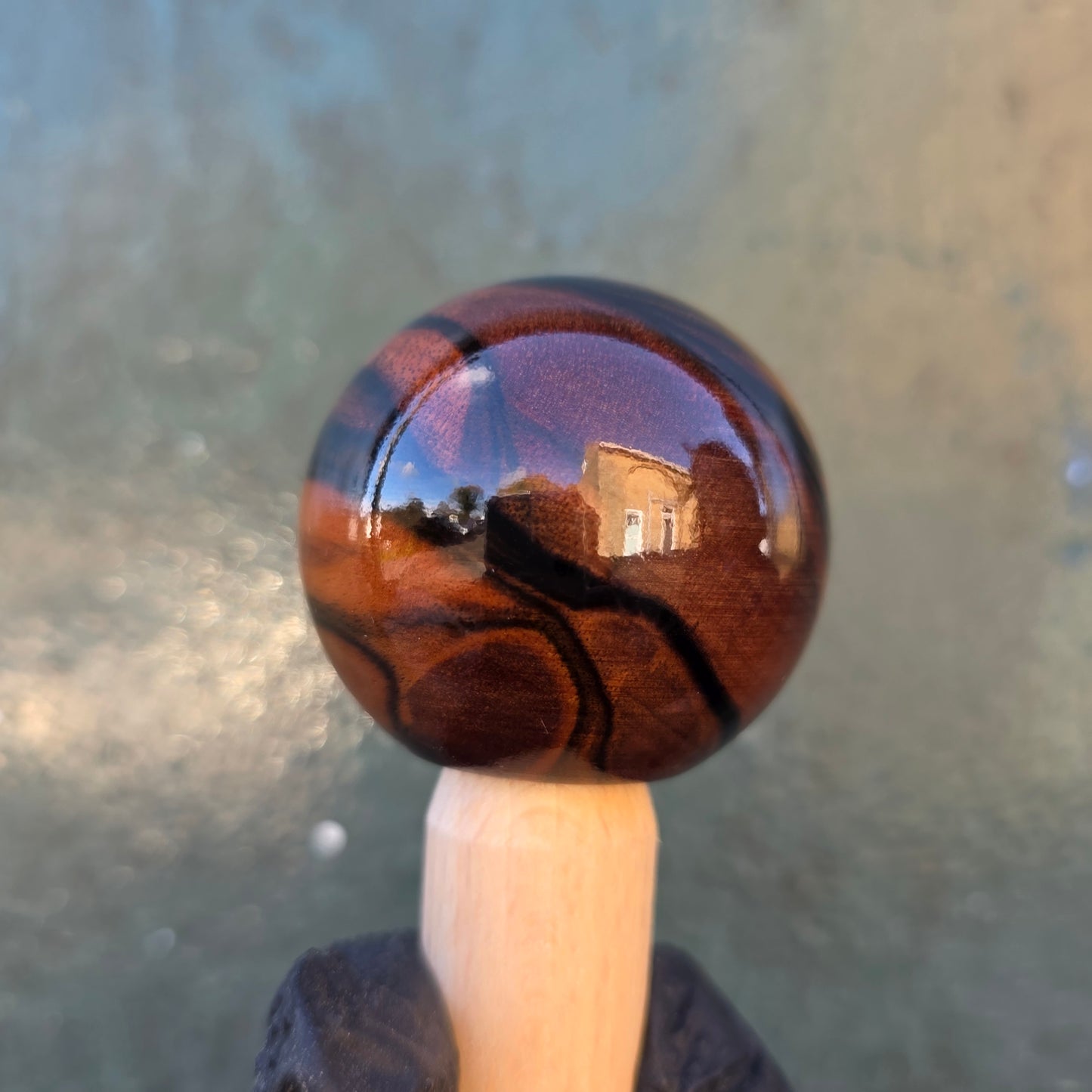 Mun Ebony Gear Knob - Full Ball {RMC38}