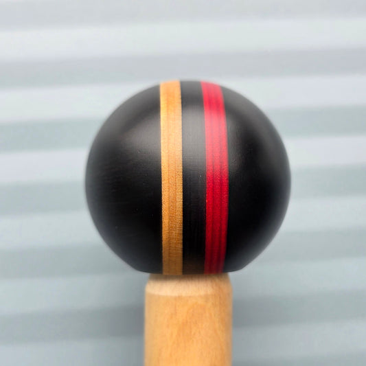 Hardwood and Veneer - African Blackwood + Black, Natural, Red - Full Ball {RM70}
