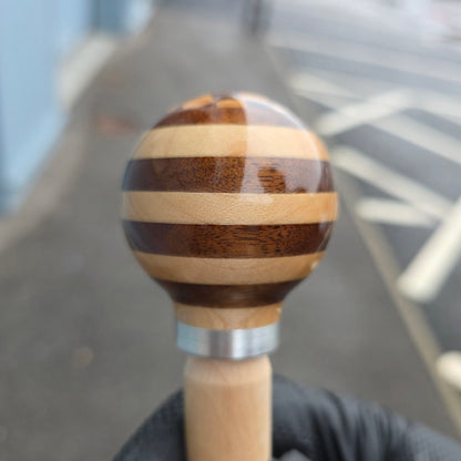 Chequered Walnut and Maple Gear Knob {RM67}