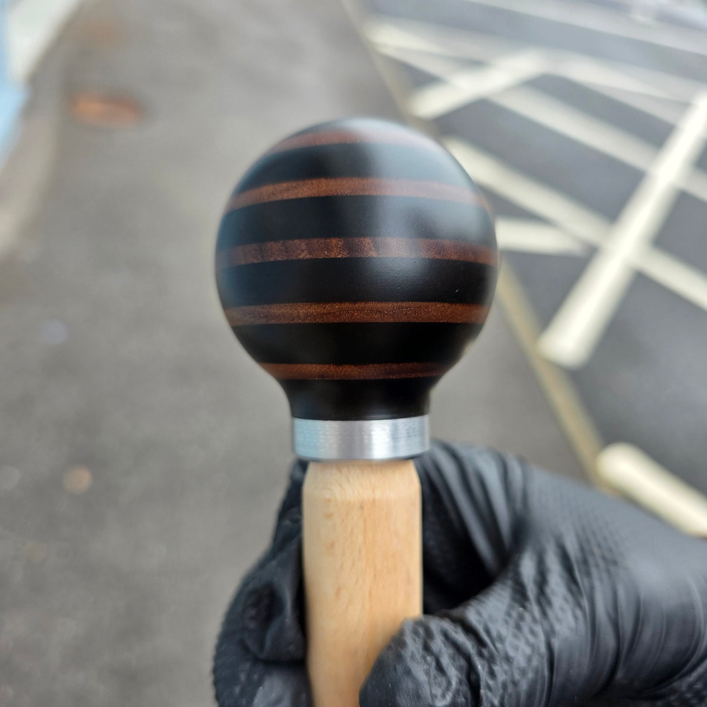Six Three - African Blackwood and Walnut Gear Knob -  Shouldered {RMC42}