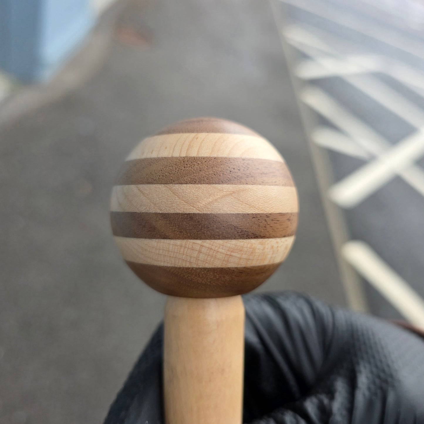 Six Six - Walnut and Maple Gear Knob -  Full Ball {RMC40}